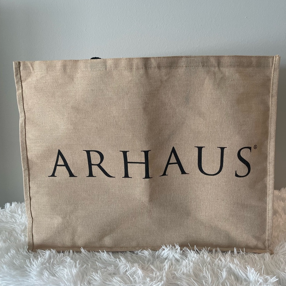 Arhaus Shopping Tan Tote XL Extra Large Bag